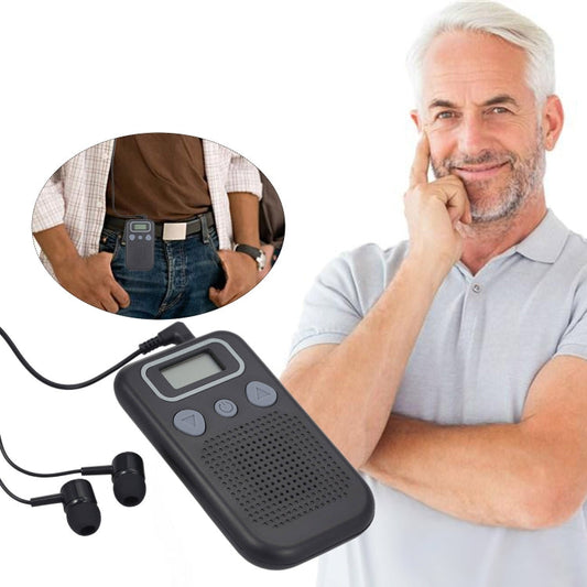 19A  Hearing Aids Sound Amplifier Battery Powered In Ear Hearing Enhancement Device, 19A