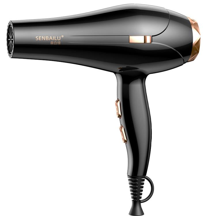SENBAILU Household Blue Light Hot Cold Wind High Power Hair Dryer, Size: JP Plug(Black)