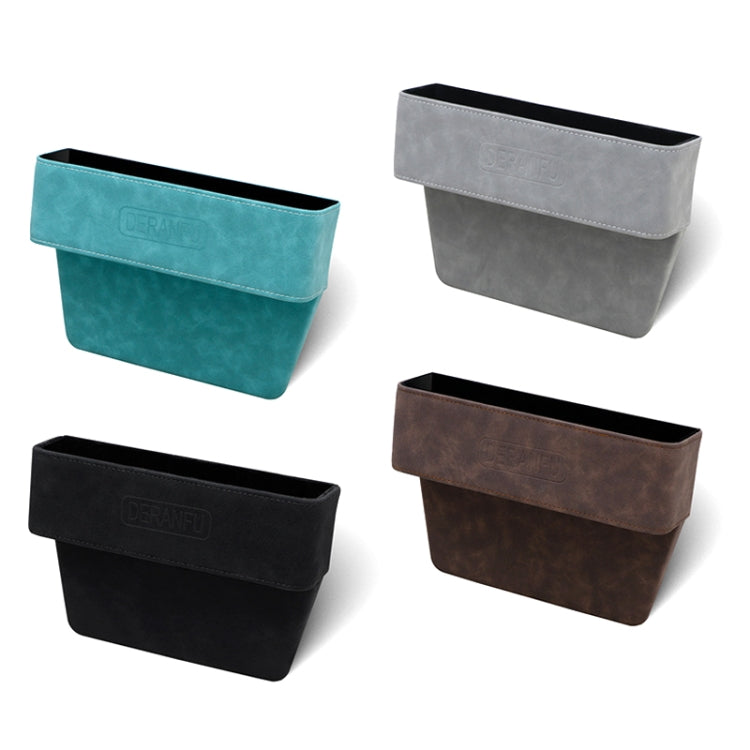 DE RAN FU Car Seat Storage Box Cup Holder Fur Citrine Phone Sundry Storage Box(Blue)