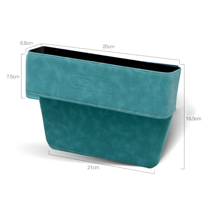 DE RAN FU Car Seat Storage Box Cup Holder Fur Citrine Phone Sundry Storage Box(Blue)