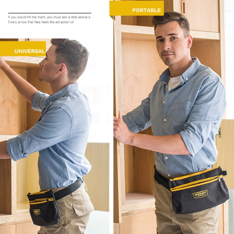 WINHUNT WH017 Multi-purpose Electrician Repair Tool Storage Belt Pouch(26.5x17.5cm)