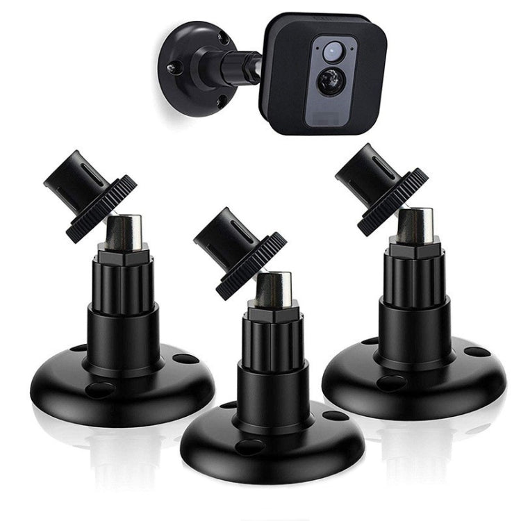 For Blink Camera 3pcs Wall Mounted Bracket Home Security Accessories(Black)