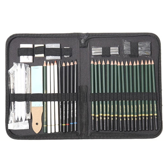 42 In 1 Drawing Painting Sketch Kit with Pencil Erasers Sharpener, 42 In 1
