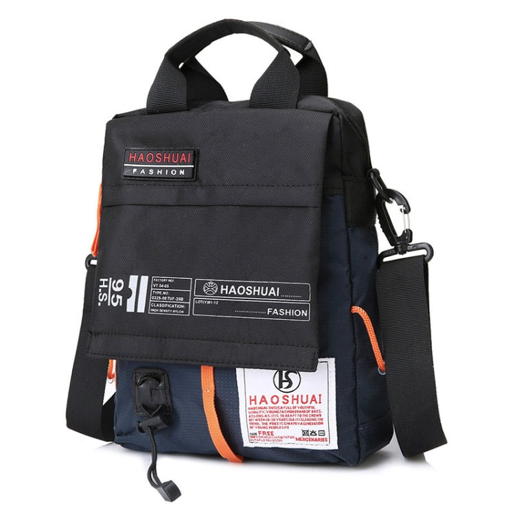 HAOSHUAI 206-1 Men Handheld Crossbody Bag Outdoor Waterproof Cloth Bag, 206-1 Dark Blue, 206-1 Black, 206-1 Army Green, 206-1 Grey, 206-1 Brick Red, 206-1 Light Blue