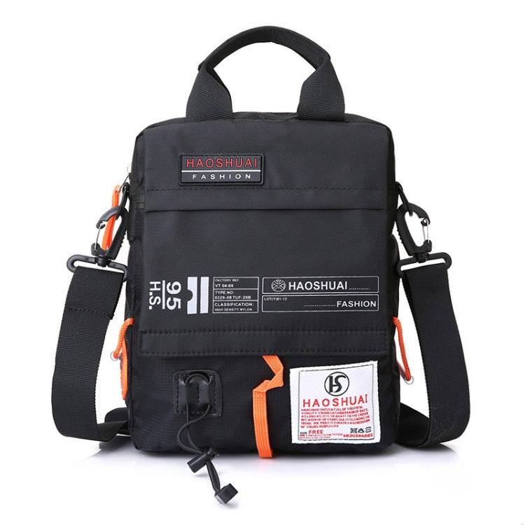 HAOSHUAI 206-1 Men Handheld Crossbody Bag Outdoor Waterproof Cloth Bag, 206-1 Dark Blue, 206-1 Black, 206-1 Army Green, 206-1 Grey, 206-1 Brick Red, 206-1 Light Blue