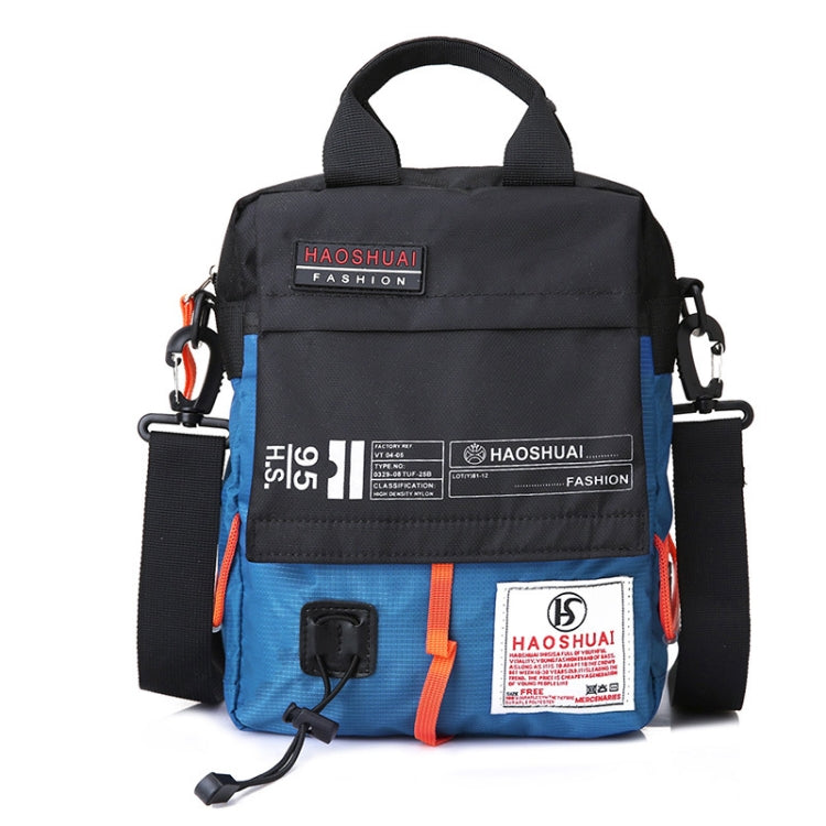 HAOSHUAI 206-1 Men Handheld Crossbody Bag Outdoor Waterproof Cloth Bag, 206-1 Dark Blue, 206-1 Black, 206-1 Army Green, 206-1 Grey, 206-1 Brick Red, 206-1 Light Blue