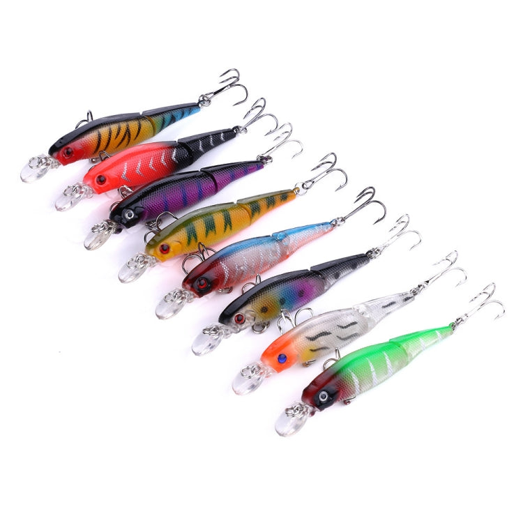 HENGJIA JM010 9cm 7g 2 Sections Bionic Bait With Beads Diving Mino Fake Bait(3)