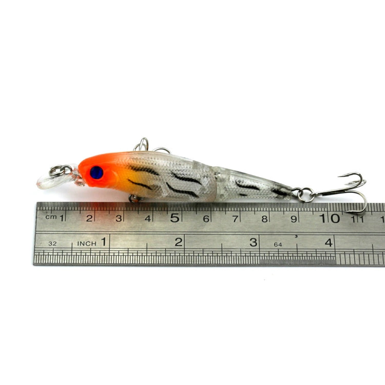HENGJIA JM010 9cm 7g 2 Sections Bionic Bait With Beads Diving Mino Fake Bait(2)