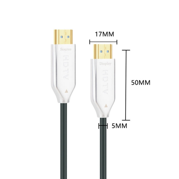 2.0 Version HDMI Fiber Optical Line 4K Ultra High Clear Line Monitor Connecting Cable, Length:, 10m, 15m, 20m, 25m, 30m, 35m, 40m, 50m, 60m With Shaft, 70m With Shaft, 80m With Shaft, 90m With Shaft, 100m With Shaft