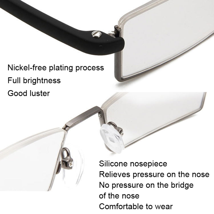 Lightweight Anti-blue Light Presbyopic Glasses Senior Clear Glasses With Case, 1.00, 1.50, 2.00, 2.50, 3.00, 3.50, 4.00