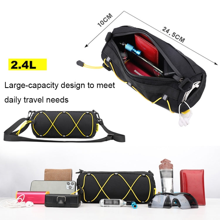 Rhinowalk RK9103 2.4L Outdoor Sports Cycling Front Bag Bicycle Waterproof Handlebar Bag(Camouflage Gray)