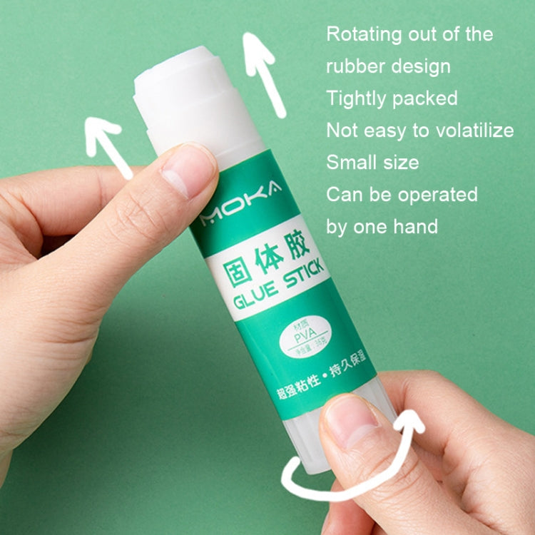 12pcs 21g MOKA Solid Glue Student Stationery Children Handmade Solid Glue Stick