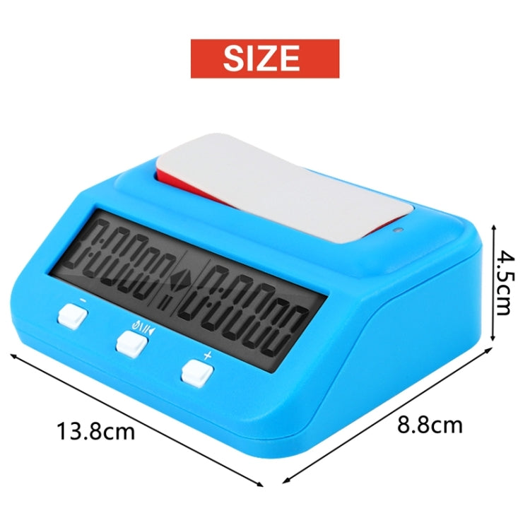 HQT101 Plastic Chess Clock Go Chess Timer, HQT101 Red Wine, HQT101 Blue