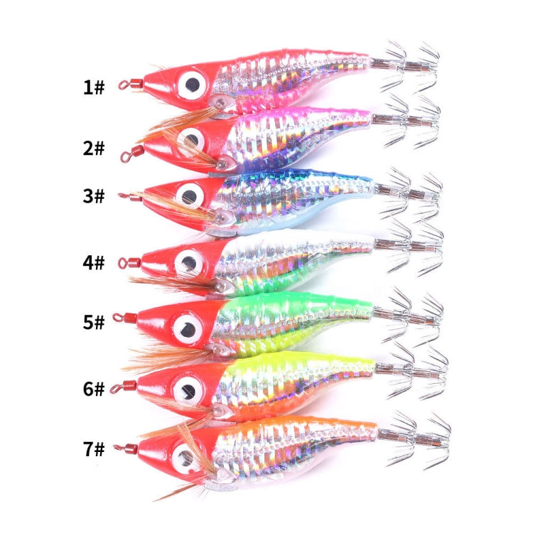 HENGJIA SJ023 Luminous Horizontal Shrimp Squid Hook Bionic Bait, Size: 10cm 9g(3)