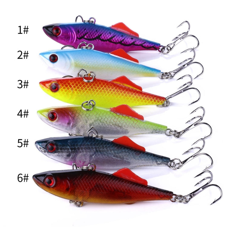 HENGJIA VI032 Full Swimming Layer VIB Fake Bait Plastic Fish Bait, Size: 7cm 16.5g(1)