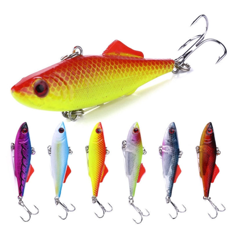 HENGJIA VI032 Full Swimming Layer VIB Fake Bait Plastic Fish Bait, Size: 7cm 16.5g(2)