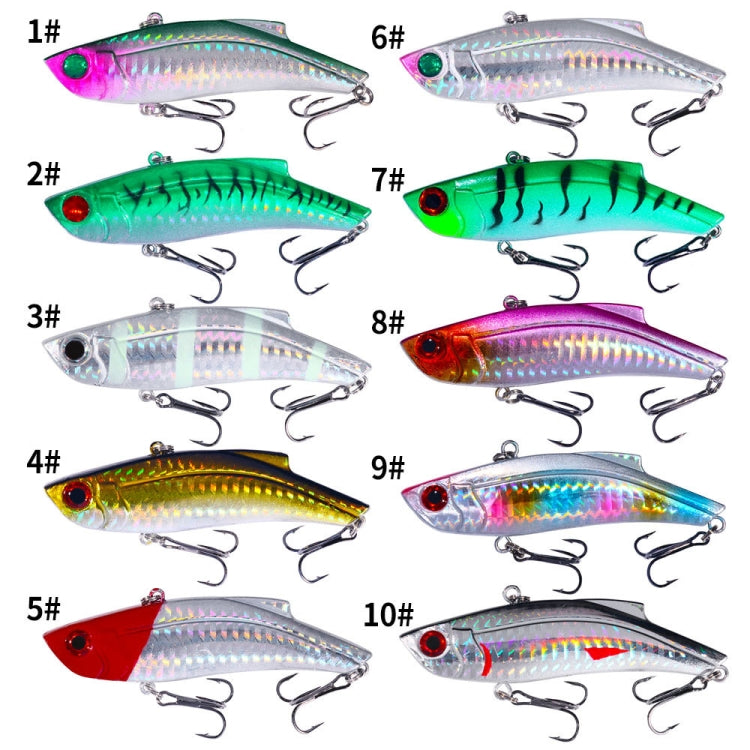 HENGJIA VI025 Submerged Trembling Swimming VIB Lure Plastic Fake Bait, Size: 9cm 28g(7)