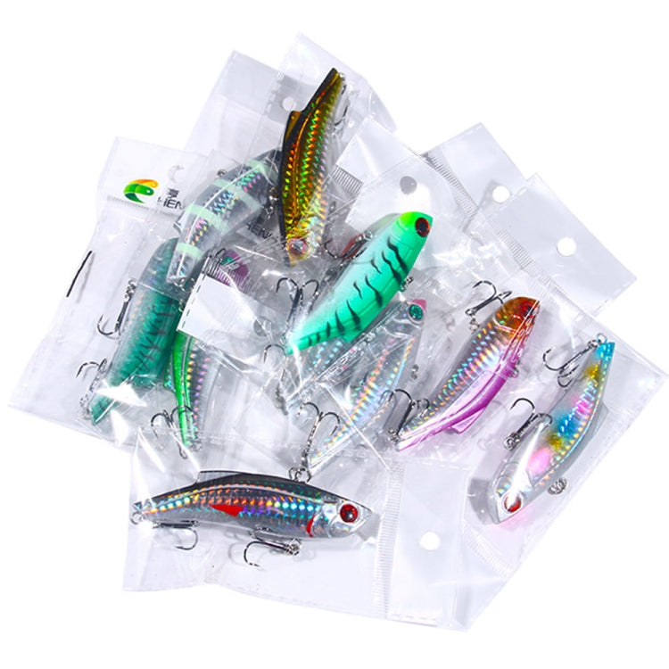 HENGJIA VI025 Submerged Trembling Swimming VIB Lure Plastic Fake Bait, Size: 9cm 28g(5)
