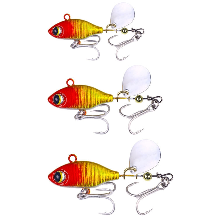 HENGJIA Submerged VIB Fake Lures Sequin Lures, Size: 5.2cm 10g(2)