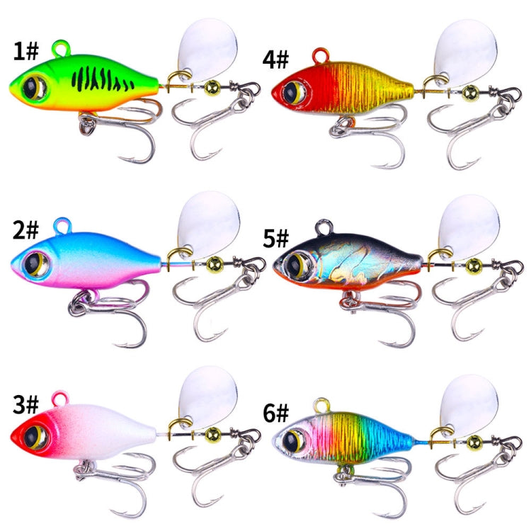 HENGJIA Submerged VIB Fake Lures Sequin Lures, Size: 5.8cm 14g(6)