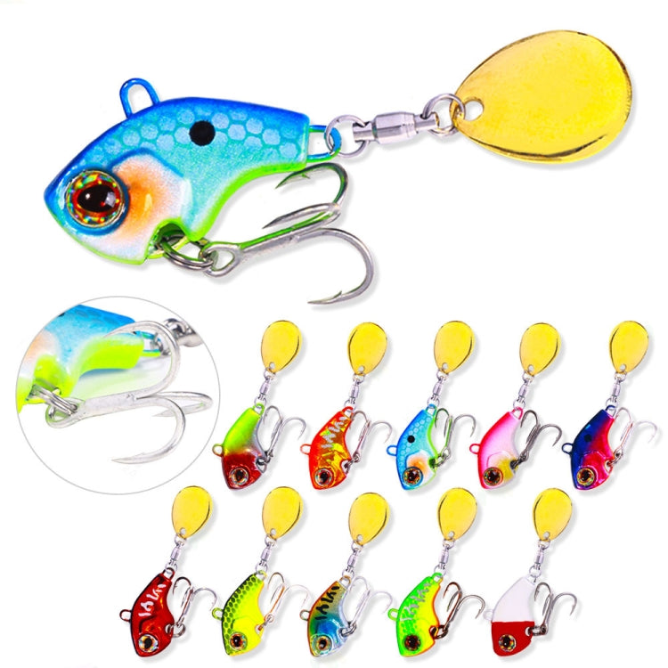 HENGJIA VIB035 Small Whirlwind Sequins Fake Bait Sinking Water VIB Lure, Size: 9g(7)