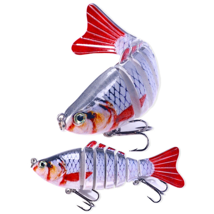 HENGJIA JM062 7 Section Fish Fake Lures VIB Minnow Fishing Lures, Size: 10cm 15g(14)