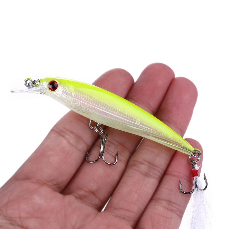 HENGJIA MI094 Simulation Laser Fake Lures Minnow Fishing Baits, Color: 9