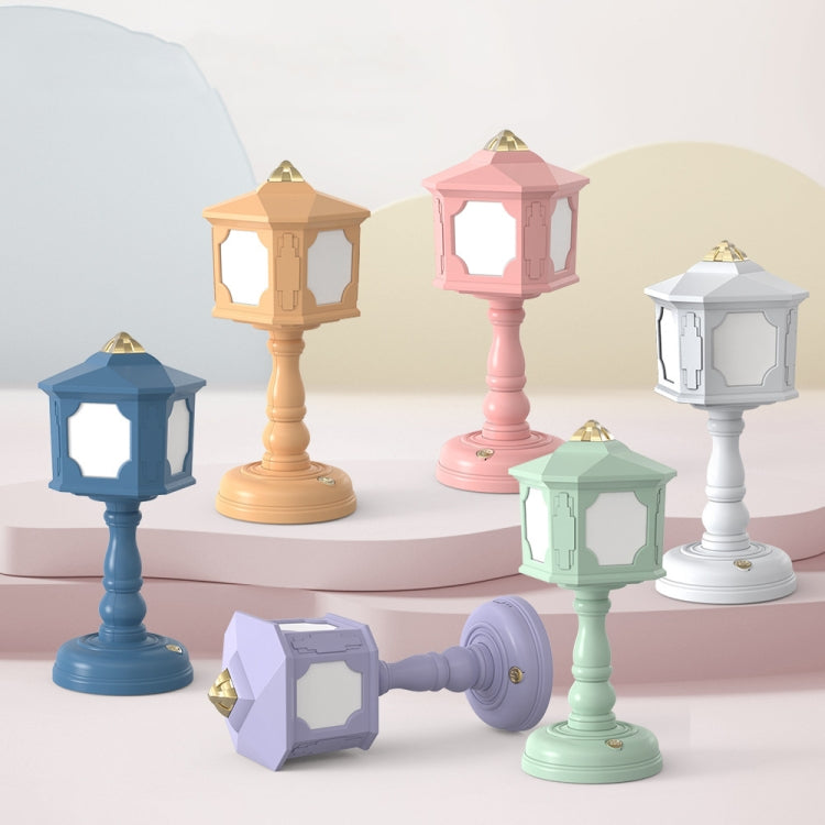 GIVELONG Retro Table Lamp USB Charging Small Night Light, Style: 321-1 Red