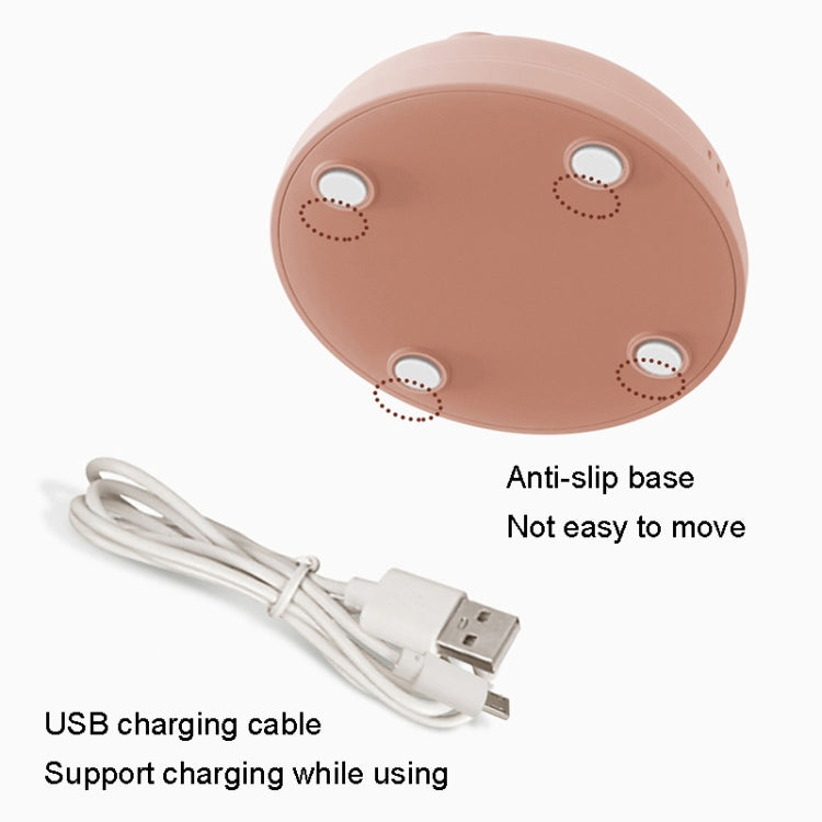 GIVELONG Retro Table Lamp USB Charging Small Night Light, Style: 322-1 Red