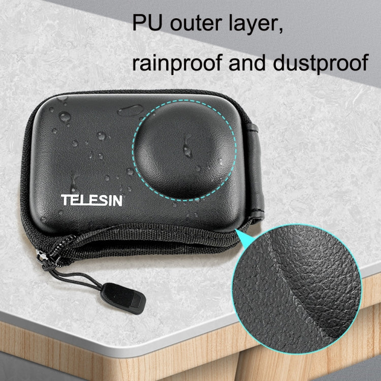 For DJI Osmo Action 3 TELESIN OA-BAG-002 Body Protective Bag Mini Storage Package Camera Accessories(Black)