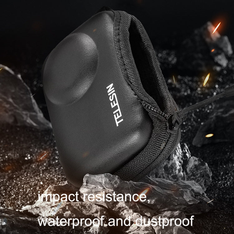 For DJI Osmo Action 3 TELESIN OA-BAG-002 Body Protective Bag Mini Storage Package Camera Accessories(Black)