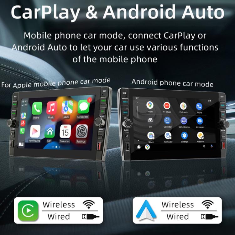 8 inch Bluetooth FM Radio Car MP5 Android Navigation Machine, 2+64G