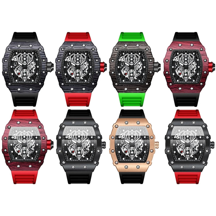 BINBOND B6577 Barrel Shape 30m Waterproof Sports Quartz Watch