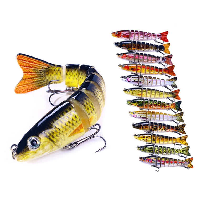 HENGJIA JM064 Multi-section Fish Minnow Bionic Fake Lures Sea Fishing Sinking Lures, Size: 12.8cm 18g(6)