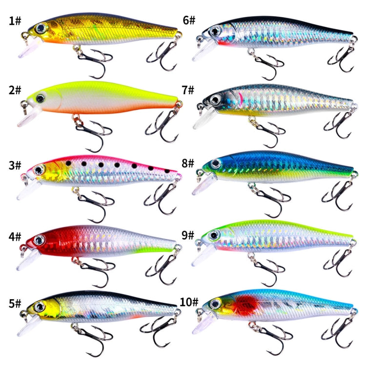 HENGJIA MI160 8.8cm 9g Floating Water Minno Fake Bait, Color: 9