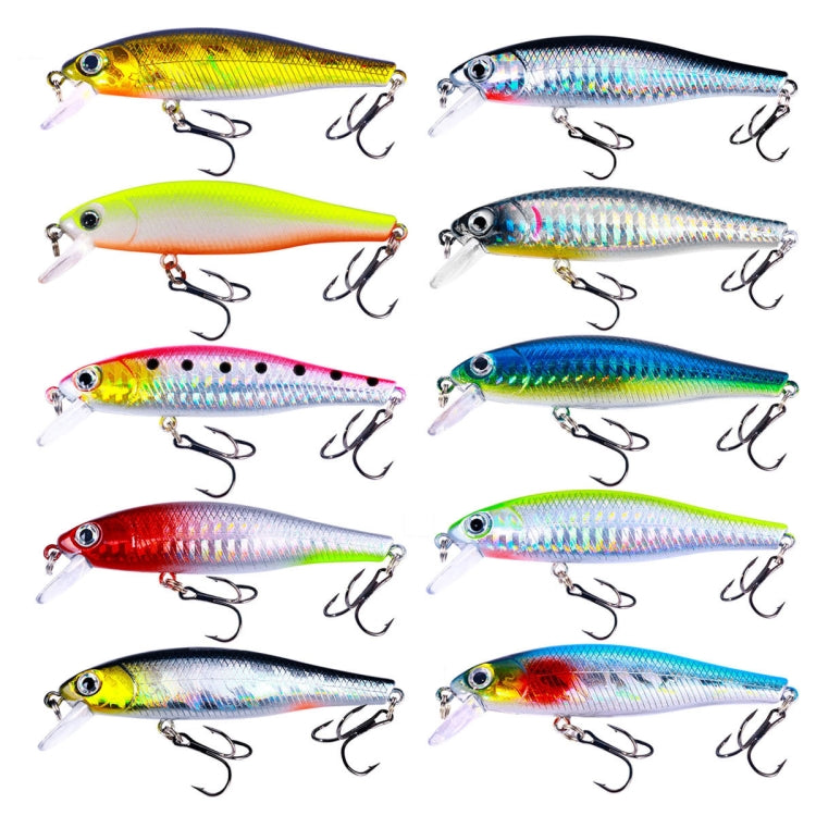 HENGJIA MI160 8.8cm 9g Floating Water Minno Fake Bait, Color: 10 Color Boxed