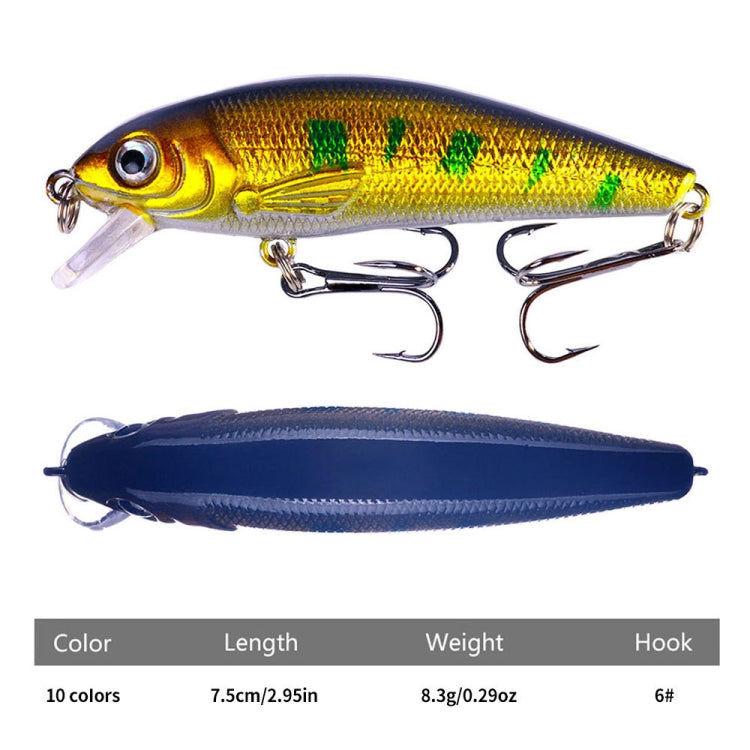 HENGJIA MI158 Floating Mino Bionic Lures, Color: 6