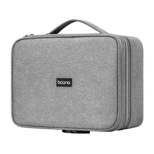 Baona BN-B013 Stamp Business License Organizer With Combination Lock(Grey)