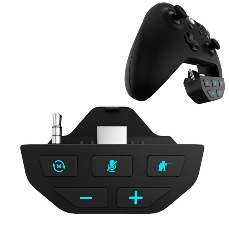 For Microsoft Xbox One S / X / Elite HS-XO193A Gamepad Sound Enhancer 3.5mm Converter Headphone Adapter, For Xbox One S / X / Elite
