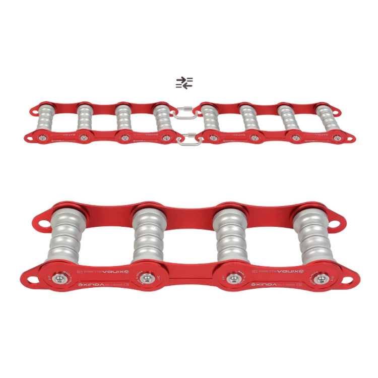 XINDA  Rope Protector Rope Corner Cover Rock Climbing Protect Equipment,Spec: Single Wheel Ropeway