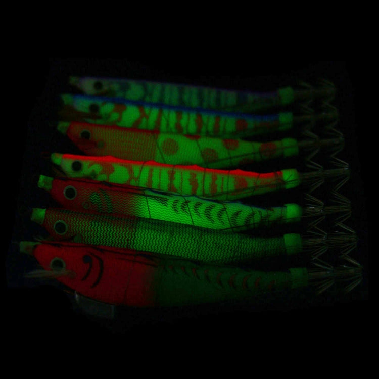 HENGJIA SJ033 Luminous Steel Wire Banana Shrimp Fake Bait, Size: 12cm 14.3g(Light Purple)