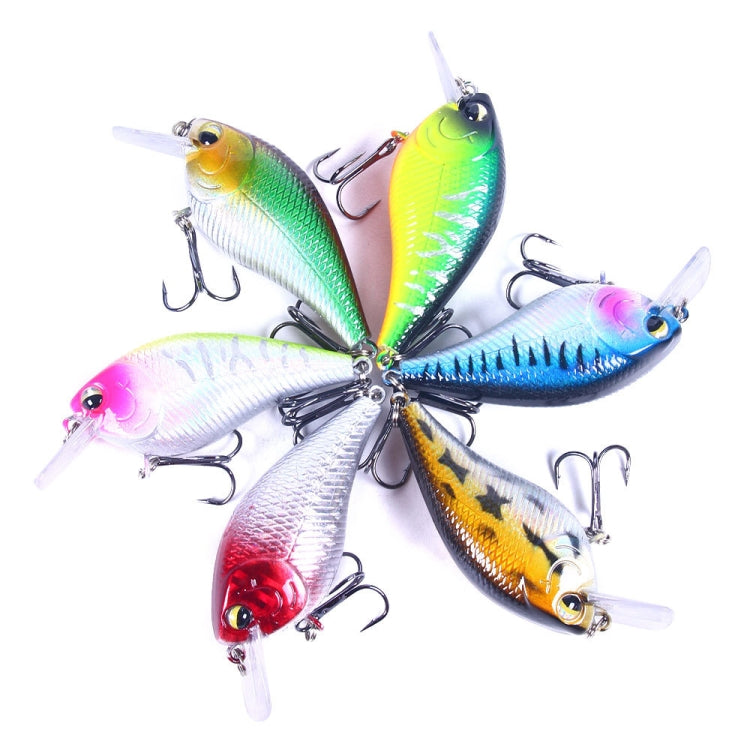 HENGJIA CB060 7cm 9.5g Lure VIB Rock Little Fatty Floating Fake Baits, Color: 4