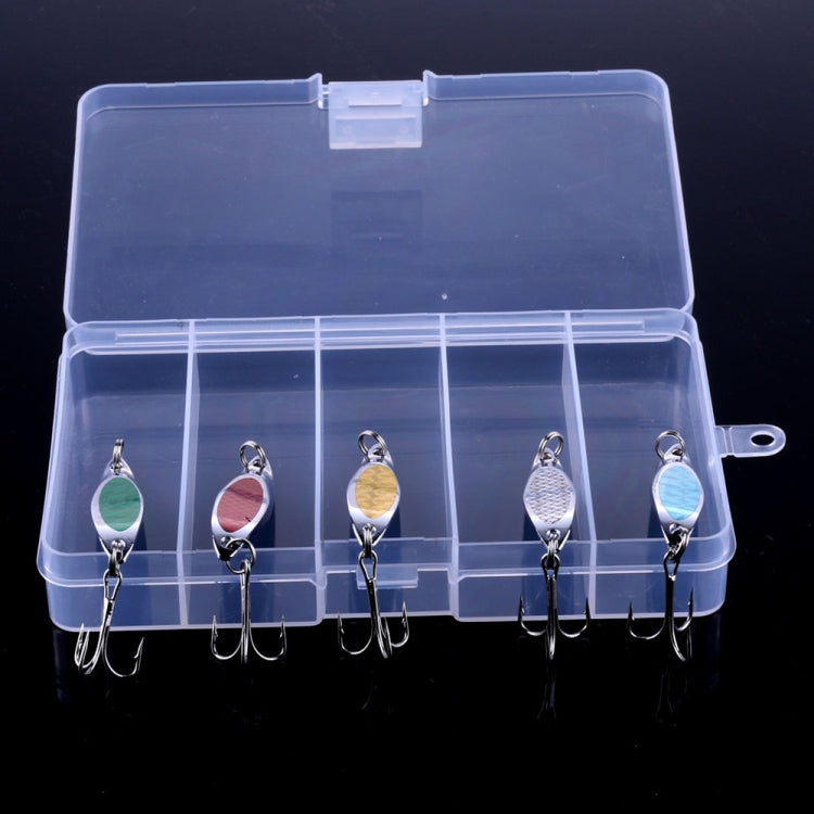 HENGJIA SP0715B Laser Sequins Oblique Cut Sequin Baits(5 Colors Boxed)