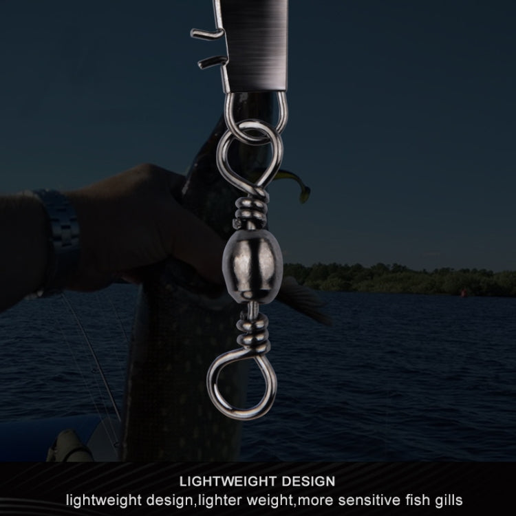 HENGJIA SS007 50pcs/bag B-pin Connector 8 Shape Swivel Loop Accessories, Specification: 3+4B (49mm)