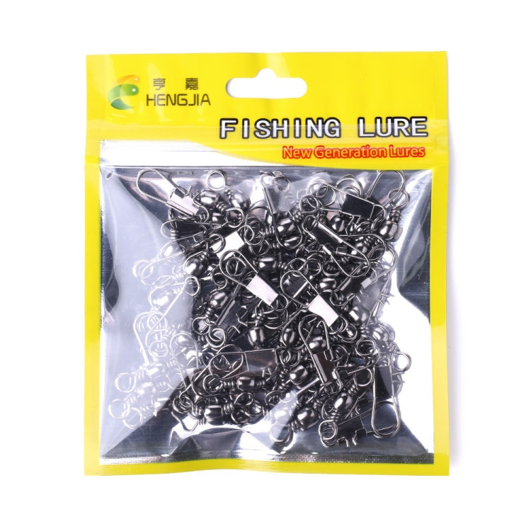 HENGJIA SS007 50pcs/bag B-pin Connector 8 Shape Swivel Loop Accessories, Specification: 6+3B (41mm)