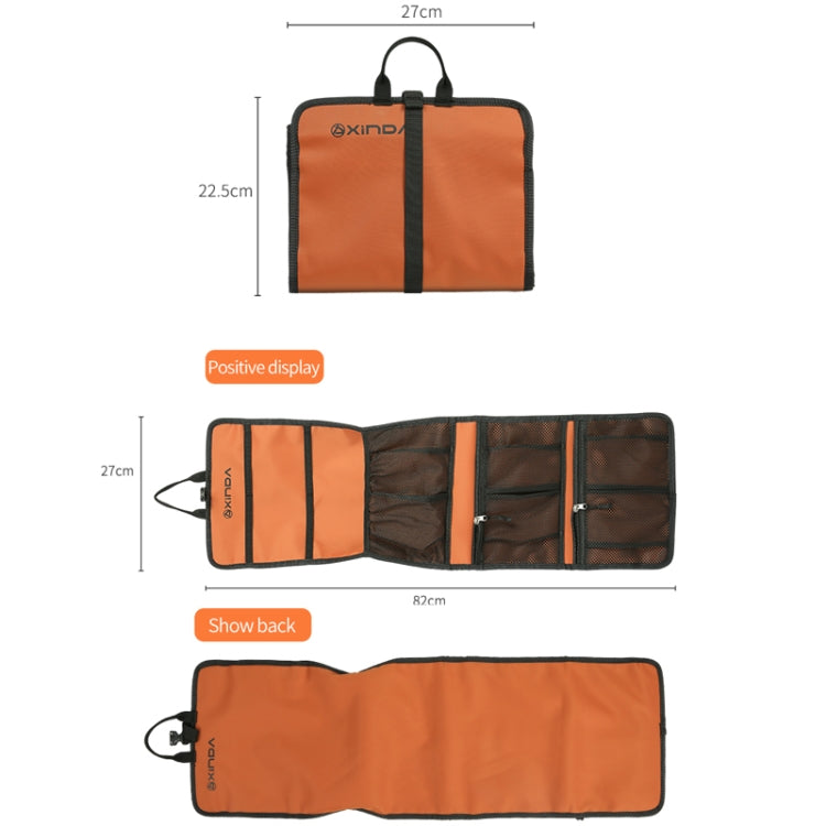 XINDA 320T Nylon Bag Waterproof Wear-resistant Quickdraws Climbing Tool Equipment Storage Bag