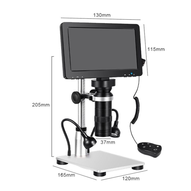 1200X 7-Inch HD Display Multifunctional Maintenance Inspection Digital Microscope, 1200X 7-Inch