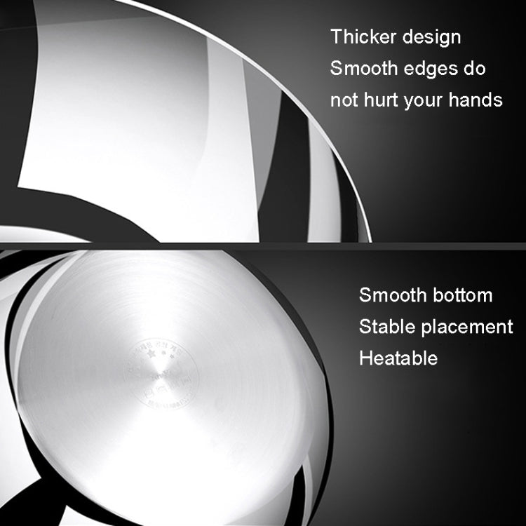 Kacheeg 316 Stainless Steel Basin Food Grade Thickened Kitchen Kneading Basin, Size: 30cm