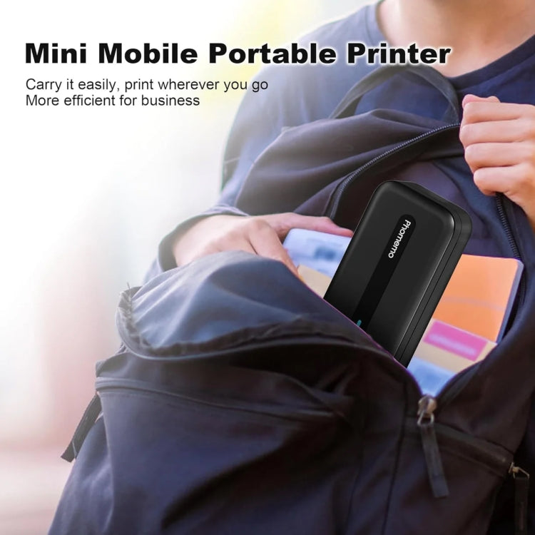 Phomemo M832 300dpi Wireless Thermal Portable Printer, Size: Letter Version(Black)