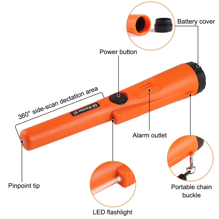 GP-POINTER AT Metal Detector IP68 Waterproof Positioning Rod, GP-POINTER AT
